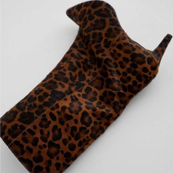 NWT Zara Wide Calf Boots Sz 9 - Picture 7 of 16